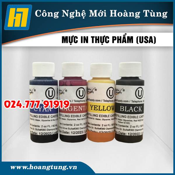 Bộ 4 Lọ Mực In Ảnh (USA)